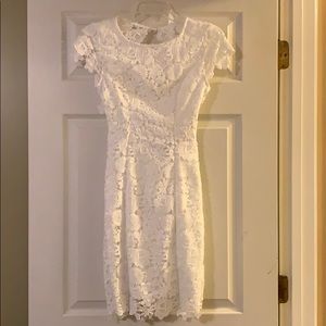 Lulus White Lace Dress